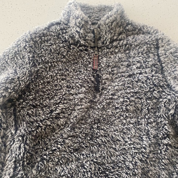 Cozy Black and White Sherpa Sweater - Picture 2 of 6